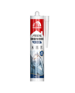 YUHONG Waterproof WS301 Silicone Weather-resistant Structural Sealant, Transparent 300ML for Outdoor Aluminum Doors, Windows, and Curtain Walls