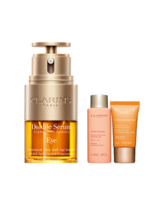 Clarins Double Serum Eye Concentrate 20ml - Hydrating, Wrinkle-Reducing, Firming Skincare Gift for Girlfriend