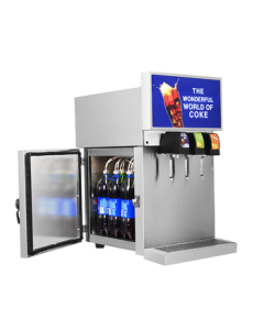 Lecon (lecon) Commercial Direct-Drink Soda Dispenser, Cold Beverage Machine Self-Service Drink Machine, Carbonated Beverage Machine with Three-Valve Outlet, No Installation Required LC-218Z3S