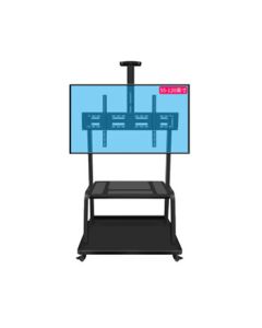 Xiaomi TV Compatible Mobile Cart Stand, Adjustable Height Floor TV Mount for 60-120 Inch Screens