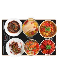 CHIGO Food Warming Tray, Heating Tray, Insulated Tray, Food Warmer, Table Heating Pad, Dining Table Food Warmer, Food Warmer Magic ZG-QF02H