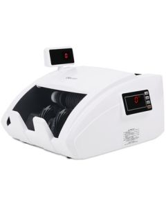 Deli 3927S Dual-Screen Bank-Grade Currency Counter with Intelligent Voice Recognition (White)