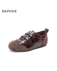 DAPHNE Women's Fashion Comfortable Casual Versatile Lightweight Sneakers - Brown, Size 40