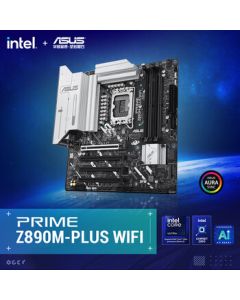 ASUS PRIME Z890M-PLUS WIFI Motherboard, Supports CPU 285K/265K/265KF/245KF (Intel Z890/LGA 1851)