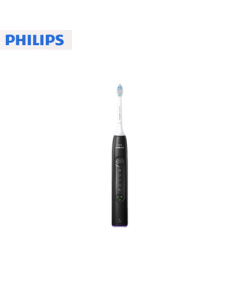 PHILIPS Sonic Electric Toothbrush DiamondClean 3 Series Pro Gift Set for Adults - Couples Edition for Him/Her HX5282/01 Black