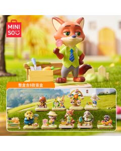 MINISO Disney Zootopia Autumn Manor Blind Box Figure Desktop Decoration Toy Gift (Single Box)