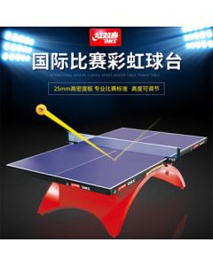 DHS TCH-Grand Rainbow Professional Competition Table Tennis Table (Includes Premium Net Set, Paddles, and Balls)