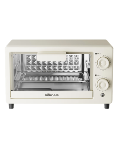 Bear Electric Oven 10L, Multi-function Mini Oven for Home, S-shaped Heating Tube, Timer & Temperature Control Knob, No Preheating Required, Compact Oven DKX-F10N3