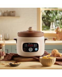 Bear Electric Stew Pot, Slow Cooker, Soup Pot, White Porcelain Stew Pot, Household Ceramic Electric Casserole, Congee Health Pot DDG-D40X9 V