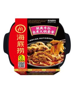 Haidilao Self-Heating Hot Pot Convenient Meal Crispy Beef Tripe Ski Trip Self-Cooking Mini Hot Pot No-Cook Fast Food 435g*6 Boxes