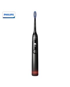 PHILIPS Electric Toothbrush for Home Use, Rechargeable Sonic Vibration Toothbrush with Variable Frequency Gum Care, DiamondClean 7000 Series with 5 Modes, HX3792/01 Black