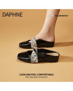 DAPHNE Women's Flat Shoes 2025 New Summer Fashion Versatile Stunning French Mary Jane Flats
