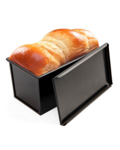 Wilton 450g Non-Stick Low-Sugar Energy-Saving Toast Mold with Lid, Bread Baking Pan