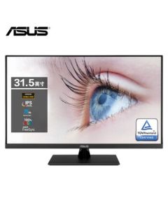 ASUS 31.5-inch IPS Wide View 2K HD 75Hz HDR10 FreeSync Low Blue Light Flicker-Free Wall-Mountable Computer Monitor VP32AQ