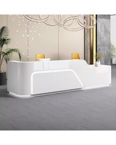 GongShuShi Reception Desk, Office Front Desk with Paint Finish, Minimalist Store Counter, 1.8m Cashier Counter