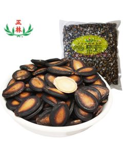 Zhenglin Large Board Black Melon Seeds 809g/Bag Licorice Watermelon Seeds Affordable Pack Snack