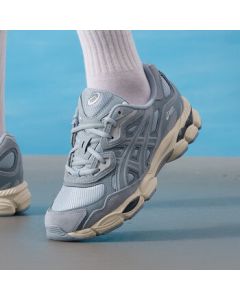 ASICS Unisex Casual Shoes GEL-NYC Fashion Cushioned Comfort Low-Top Breathable Sneakers Blue 42.5