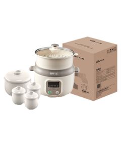 Bear (Bear) Electric Stew Pot, Electric Steamer, Water-Bath Stew Pot, Soup Pot, Bird's Nest Steamer, Stew Pot, Baby Porridge Cooker with Steamer Basket DDZ-C25X6 Bear