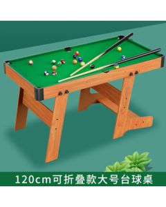 Xiangjun Billiard Table for Kids Aged 11-16, Family Parent-Child Interactive Mini 1.2m Foldable 120cm Pool Table
