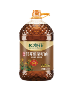 Longevity Flower Low Erucic Acid Fragrant Rapeseed Oil 6.18L Non-GMO Physical Press