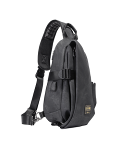 teemzone Men's Chest Bag Casual Sports Shoulder Bag Trendy Retro Crossbody Bag Travel Small Backpack Birthday Gift