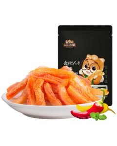 Three Squirrels Konjac Noodles 60 Packs 540g Vegetarian Tripe Spicy Strips Snack Gift Pack Instant Popular Vegan Snack
