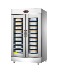 Xilai Sheng Proofer Fermentation Box Commercial Bread and Steamed Bun Fermentation Machine Stainless Steel Home Baking Fermentation Cabinet Standard Model 26 Trays/Manual Water Filling Without Trays YH-26H