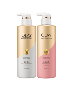 OLAY Niacinamide Body Wash Brightening 500g + Smoothing 500g, Fragrant Moisturizing, Unisex