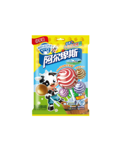 Alps Mixed Flavor Lollipops 380g (38 Pcs) - Assorted Fruit Hard Candy Bulk Pack Gift for Kids Snacks