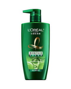 L'Oréal Tea Tree Shampoo – Botanical Anti-Dandruff Refreshing Oil Control Shampoo for Men & Women 500ml