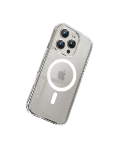 JINGDONG Jingzao [Magnetic Ice Clear] iPhone 16 Pro Case with Magnetic Lens Protector, Apple 16 Pro Protective Cover, Transparent Magnetic Stand, Anti-Drop, MagSafe Charging, New Model