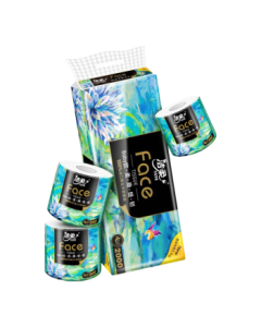 Vinda Art Oil Painting Face 4-Ply 200g*10 Rolls Toilet Paper, Bulk Pack, Essential for Back to School