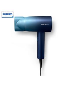 PHILIPS Hair Dryer for Home Use, High Power Fast Drying with Negative Ion Hair Care, Colorful Barrel BHD399/65 Starry Sky Blue