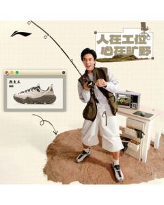 Li Ning Dune丨Men's Casual Shoes 2025 New Slip-On Trendy Low-Top Sneakers AGCV363