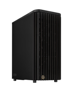 ASUS ProArt PA401 Wood & Metal Edition Case - Powerful Cooling/Wooden Front Grille/Tool-Free Installation/Power Button Lock/PWM Switch