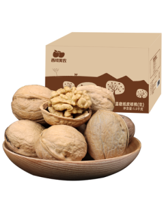 Xiyu Meinong Xinjiang Wensu 185 Thin-Shell Walnuts 1.5kg 2025 New Harvest Gift Box, Hand-Crackable Shell, No Soaking, Snack for Pregnant Women