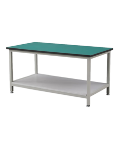 Xinjing Workbench Double-Layer Anti-Static Workbench Laboratory Table Workshop Assembly Line Inspection Operation Table 100*60*75cm