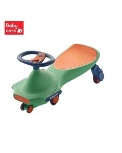 Bc Babycare Twist Car Anti-Rollover Kids Scooter Ride-On Toy for Toddlers Ages 3-6, Celadon Green