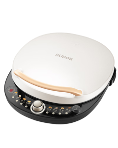 SUPOR Electric Pancake Maker, Double-Sided Heating Grill, Pancake Pan, Breakfast Machine, 5 Adjustable Heat Levels, Roasting Meat and Crepe Maker, Liftable Cooking Plate JD30AQ849