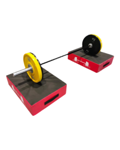 Kairui Fitness Shock-Absorbing Barbell Pad Deadlift Pad Weightlifting Squat Cushion Red 50*50*15cm EPE Foam