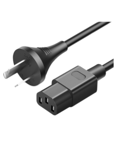 UGREEN National Standard Three-Pin Power Cord with Flat Connector, 3-Core Cable for Desktop PC, Monitor, Electric Wok, Rice Cooker, Electronic Scale, Printer, 1.5m 80770