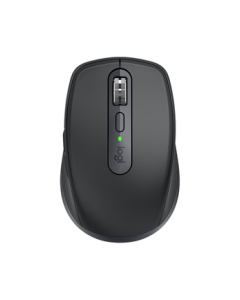 Logitech Master Series MX Anywhere 3S Silent Mouse - Wireless Bluetooth Dual-Mode Mouse for Business, Portable Smart Mouse (Graphite Black) - Receiver Sold Separately