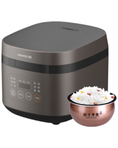 Joyoung Electric Rice Cooker - Large Capacity Non-Stick Inner Pot, Multi-Function Menu, Pre-Set Timer, Firewood Cooking Mode, Rice Cooking Pot (Model: F50FY-F311)