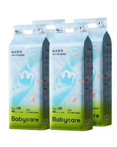 babycare AirPro Ultra-Thin Breathable Baby Diapers Boxed L40 Pcs*4 Packs (9-14kg)