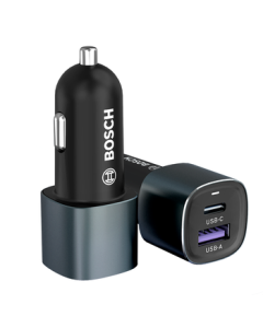 Bosch (BOSCH) Dual-Port 45W Car Charger PD Fast Charger Cigarette Lighter Adapter for Apple 13/14 Super Fast Charging