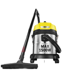 KARCHER Germany Karcher Stainless Steel Barrel Vacuum Cleaner, Dry/Wet Dual Use, Industrial Commercial Renovation Cleaning Carpet Pet High Suction High Power Vacuum Cleaner WD 2s New Upgrade