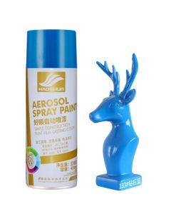 Haoshun Metallic Paint 133# Diamond Blue - Automotive Color Change Wall Paint Scratch Repair Hand-Shake Spray Paint