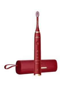 PHILIPS Sonic Electric Toothbrush with 5 Cleaning Modes for Whitening and Gum Care, HX2491/02 Red