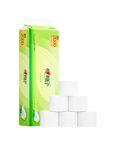 Heartex Coreless Toilet Paper 4-Ply 200g*10 Rolls, Tea Scent Series Extra Heavyweight Thick Bath Tissue