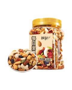 Xianji Daily Nuts 500g Mixed Nuts with Walnuts, Almonds, and Cashews – Snacks for Pregnant Women and Kids
